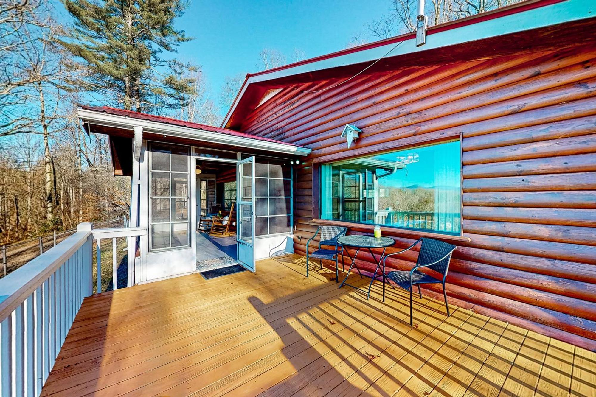 Tumbling Leaf Cabin Франклин Екстериор снимка